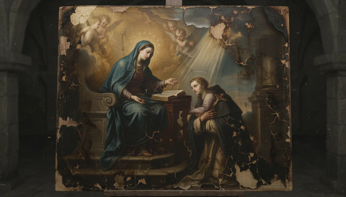 Sainte Anne apprenant à lire les saintes Écritures à sa petite Fille, la Vierge Marie