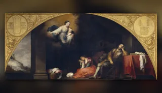 La Vergine col Bambino appare in sogno al patrizio Giovanni e alla sposa, la neve sull'Esquilino — Murillo