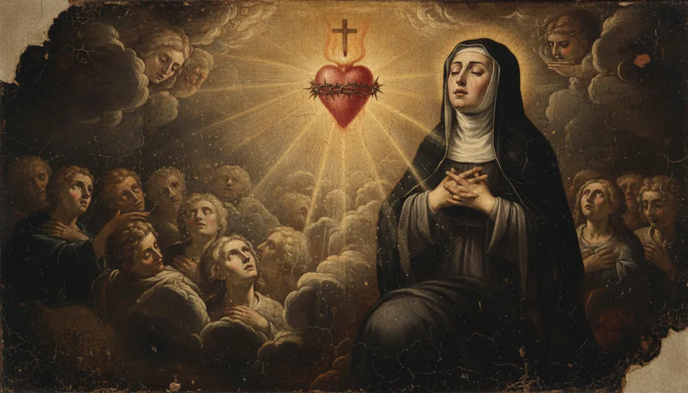 The St Gertrude Prayer for the Souls in Purgatory