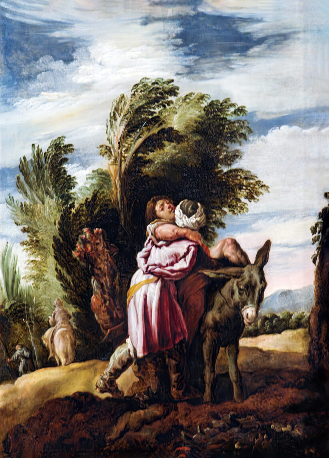 The parable of the Good Samaritan, a painting by Domenico Fetti.